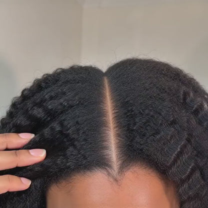 Ylady Black Castor Oil Grease 100g, Solid Hair Oil for Scalp & Edges, Nourish Dry Curly Hair